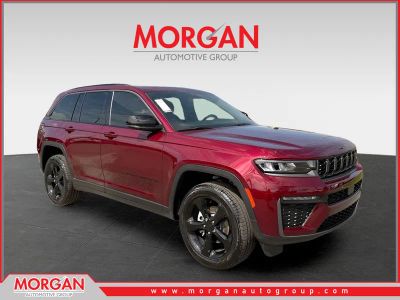 2026 Jeep Grand Cherokee Limited in Red — front three-quarter view