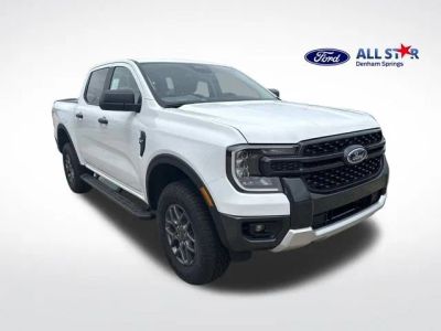 2026 Ford Ranger XLT in Oxford White — front three-quarter view