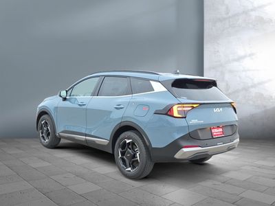 2026 Kia Sportage Hybrid — rear three-quarter view