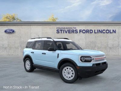 2026 Ford Bronco Sport Heritage 5 Door SUV, SUV &amp; Crossovers in Robin's Egg Blue — front three-quarter view