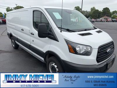 2019 Ford Transit-150 Base in Oxford White — front three-quarter view