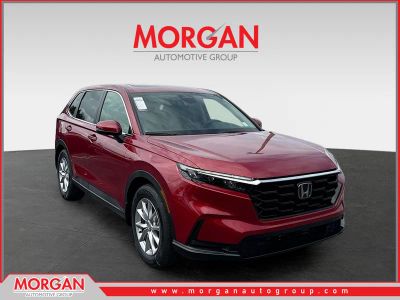 2026 Honda CR-V EX in Radiant Red Metallic — front three-quarter view