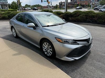 2020 Toyota Camry — rear three-quarter view