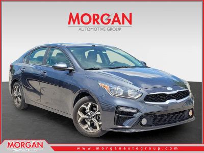 2020 Kia Forte LXS in Gravity Grey — front three-quarter view