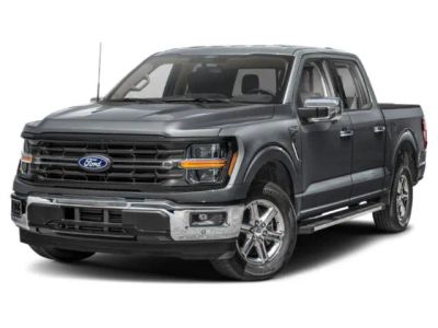 2025 Ford F-150 XLT in Silver — front three-quarter view