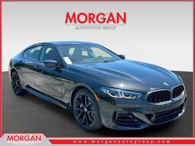 2026 BMW 8 Series 840 in Black — front three-quarter view