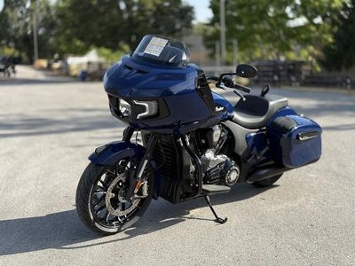 2025 Indian Motorcycle Challenger Dark Horse 112 w/PowerBand Audio Springfield Blue - Photo 1