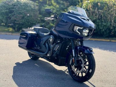 2025 Indian Motorcycle Challenger Dark Horse 112 w/PowerBand Audio Springfield Blue - Photo 2
