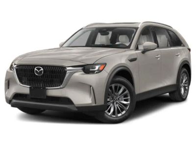 2024 Mazda CX-90 3.3 Turbo Preferred Plus in Machine Gray Metallic — front three-quarter view