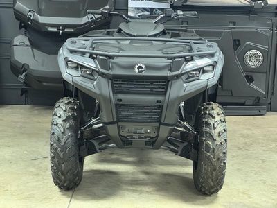 2026 Can-Am Outlander 700 in GRY — front three-quarter view