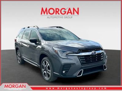 2026 Subaru Ascent Touring in Gray — front three-quarter view