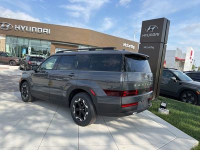 2026 Hyundai Santa Fe — rear three-quarter view