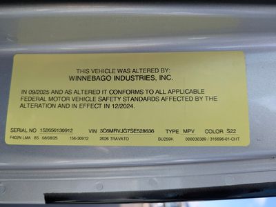 2026 Winnebago Travato — photo 12 view