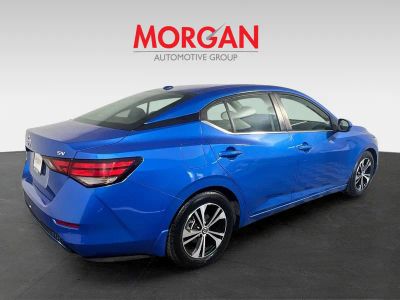 2020 Nissan Sentra — rear three-quarter view