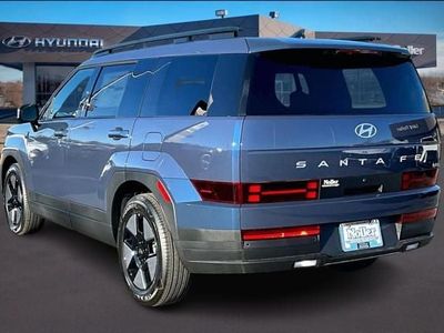 2026 Hyundai Santa Fe Hybrid — rear three-quarter view