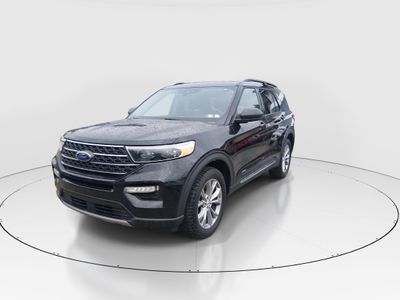 2023 Ford Explorer — rear three-quarter view