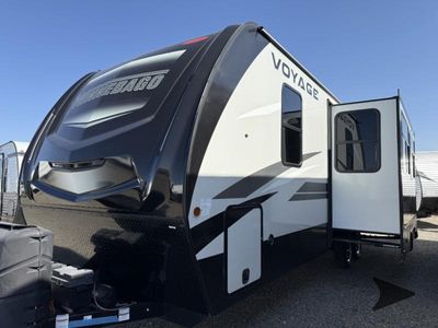 2021 Winnebago Voyage — rear three-quarter view