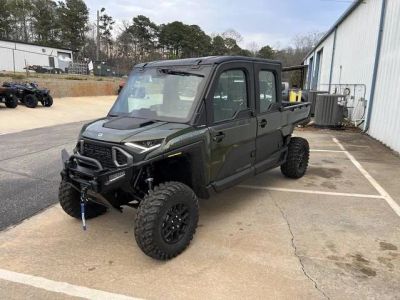 2026 Polaris® Ranger Crew XD 1500 EPS NorthStar Ultimate Treeline Green — front three-quarter view