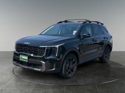 2024 Kia Sorento — rear three-quarter view