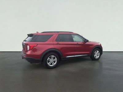 2020 Ford Explorer — rear three-quarter view