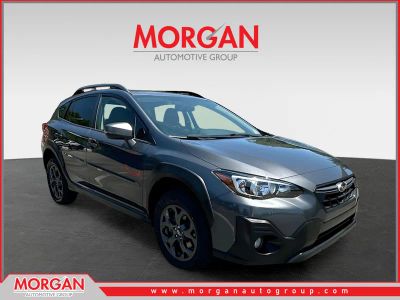 2021 Subaru Crosstrek Sport in Gray — front three-quarter view