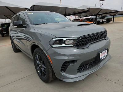 2026 Dodge Durango GT Plus HEMI V8 in Destroyer Gray Clearcoat — front three-quarter view