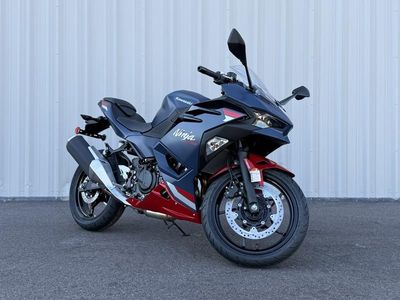 2026 Kawasaki Ninja 500 ABS Metallic Matte Twilight Blue - Photo 1