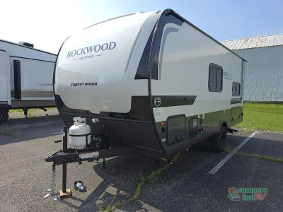 2027 Forest River RV Rockwood GEO Pro — rear three-quarter view