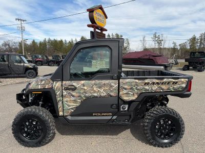 2026 Polaris Ranger XD 1500 Northstar Edition Ultimate R26XAW1RB9 in Polaris Pursuit Camo — front three-quarter view