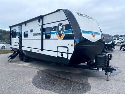 2025 KEYSTONE RV PASSPORT — front three-quarter view