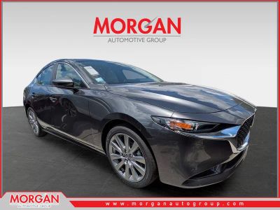 2026 Mazda Mazda3 3 2.5 S Preferred Base in Gray — front three-quarter view