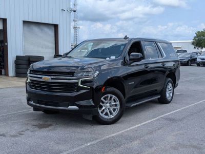 2022 Chevrolet Tahoe LT in Black — front three-quarter view