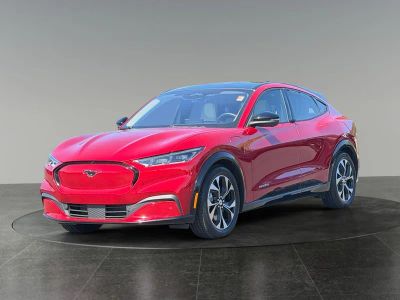 2021 Ford Mustang Mach-E — rear three-quarter view