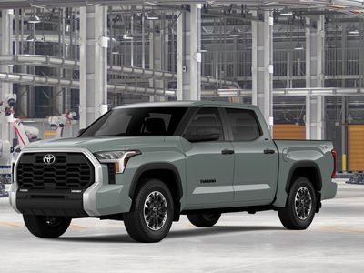 2026 Toyota Tundra SR5 in Lunar Rock — front three-quarter view