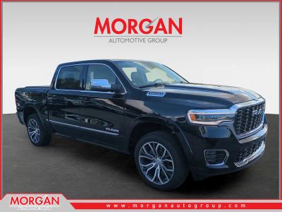 2026 Ram 1500 Tungsten in Black — front three-quarter view