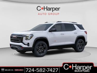 2026 GMC Terrain AT4 in Summit White — front three-quarter view