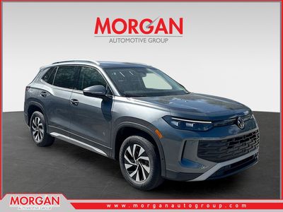 2026 Volkswagen Tiguan S in Platinum — front three-quarter view