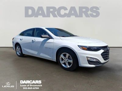 2023 Chevrolet Malibu LS 1FL in Summit White — front three-quarter view