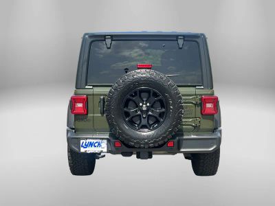 2021 Jeep Wrangler — rear three-quarter view