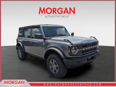 2026 Ford Bronco Big Bend in Gray — front three-quarter view