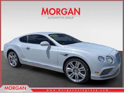 2016 Bentley Continental GT V8 in Ice Metallic — front three-quarter view