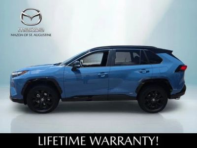 2023 Toyota RAV4 Hybrid — rear three-quarter view