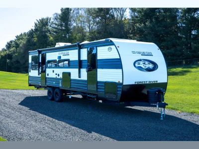 2027 Forest River RV Cherokee Grey Wolf — front three-quarter view