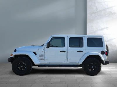 2019 Jeep Wrangler Unlimited — rear three-quarter view