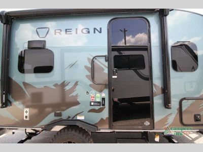 2027 Keystone RV Reign — rear three-quarter view
