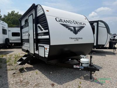 2027 Grand Design Transcend Lite — front three-quarter view