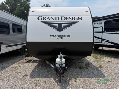 2027 Grand Design Transcend Lite — rear three-quarter view