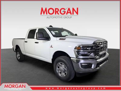 2026 Ram 3500 Tradesman in White — front three-quarter view