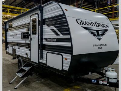 2027 Grand Design Transcend One — front three-quarter view