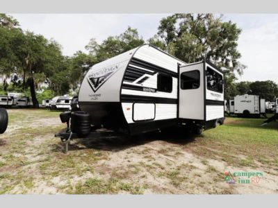 2027 Grand Design Transcend Xplor — rear three-quarter view